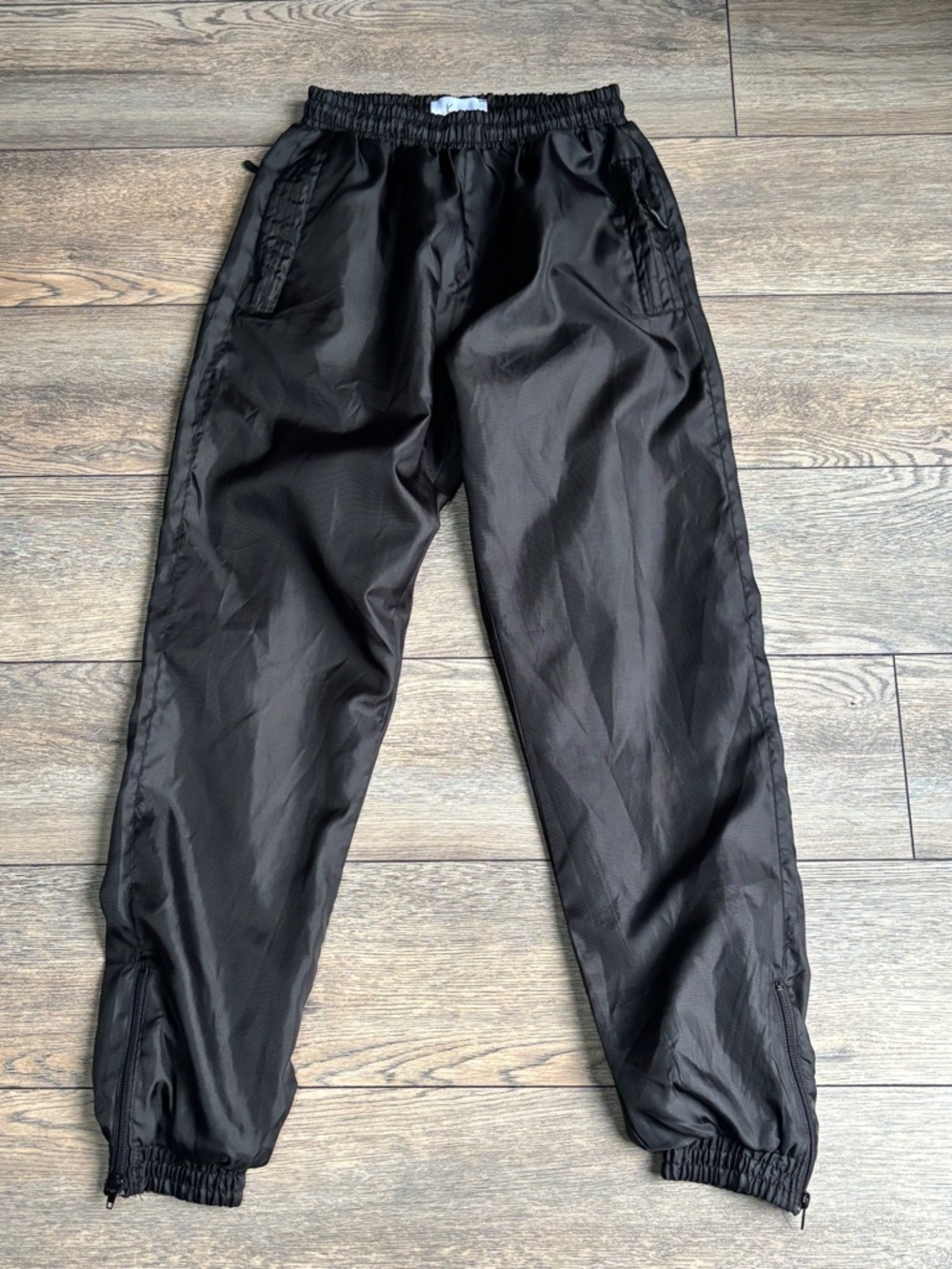 Karl Kani Sport Windbreaker Tracksuit Jogger Pants Pockets Black Sz M